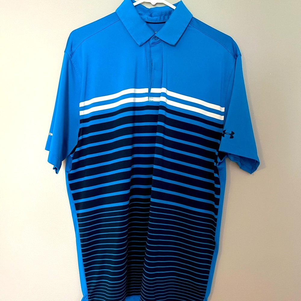 Men’s golf polo size large. Under Armour